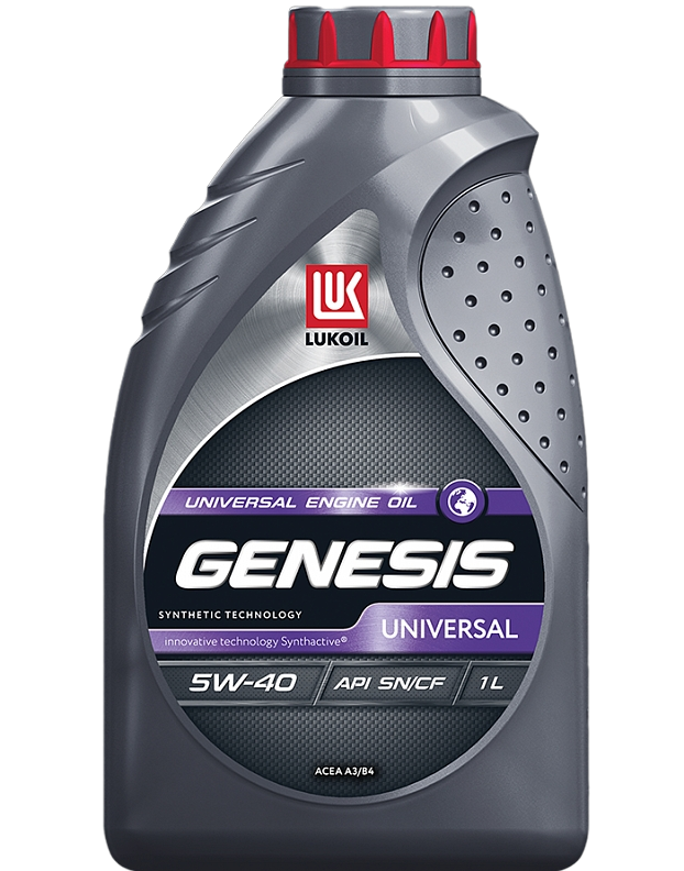 Моторное масло Лукойл Genesis Universal 5W40, 1л (Lukoil: 3148630)